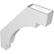 Ekena Millwork 3 1/2-in. W x 22-in. D x 26-in. H Merced Architectural Grade PVC Knee Brace BRCP035X22X26MRC - alternate 5